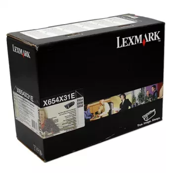 Tonera kasetne Lexmark X654X31E 15000 lpp Melna