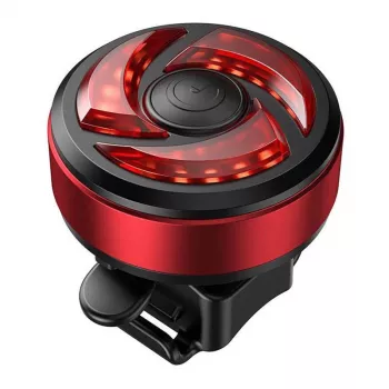 Velosipēda aizmugurējā gaisma Superfire BTL02 USB, 330 mAh akumulators, USB uzlāde, drošības lukturis