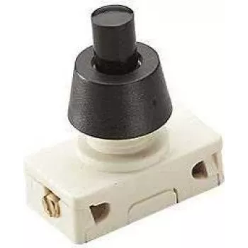 Bachmann EB-Druckknopfschalter sw 2 1 A 250V 1p. 924.138 (924.138)