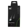 USB 2.0 kabelis Green Cell KABGC23, USB A — Micro-USB B, 0,3 m, melns