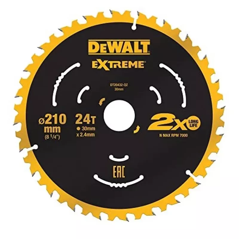 Ripzāģa asmens DeWALT DT20432-QZ 21 cm ar volframa karbīda uzgaļiem