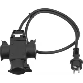 Pagarinātājs EUROLITE 30247014 — 1 m, 3 kontaktligzdas, 3×1,5 mm²