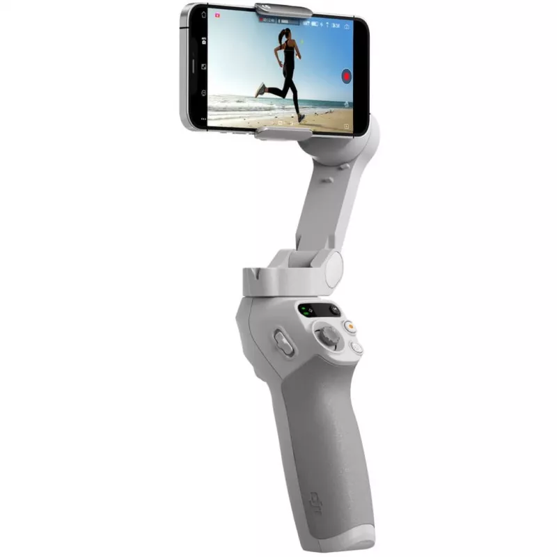 DJI OM SE gimbals pelēks Bluetooth ar mobilā turētāju un somu, maks. slodze 290 g