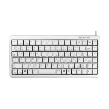CHERRY Compact kompaktā tastatūra, vadu, USB + PS/2, QWERTY, pelēka