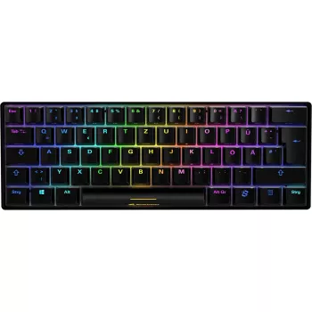 Sharkoon SKILLER SGK50 S4 Gaming Tastatūra USB QWERTZ Vācu Melna