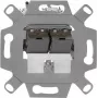 Rutenbeck UM-Cat.6A iso 10G-MD 2 Up 0 sienas kontaktligzda — Cat.6A keystone, ekranēta, 2 porti