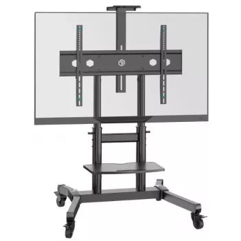 ONKRON TS1891-B Mobilais noliecamais statīvs televizoriem 50 inch–90 inch, max. 100 kg, melns
