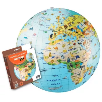 Caly Animal Globe Maxi Pievienojamais Globuss 50 cm, Daudzkrāsains