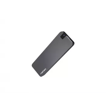 SSD ārējais korpuss NATEC Rhino M.2 NVMe Melns 2 TB USB Type-C, M.2 NVMe, USB 3.1 Gen 2, atbalsta 30 mm