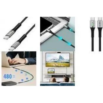 Logilink CU0425 USB kabelis melns