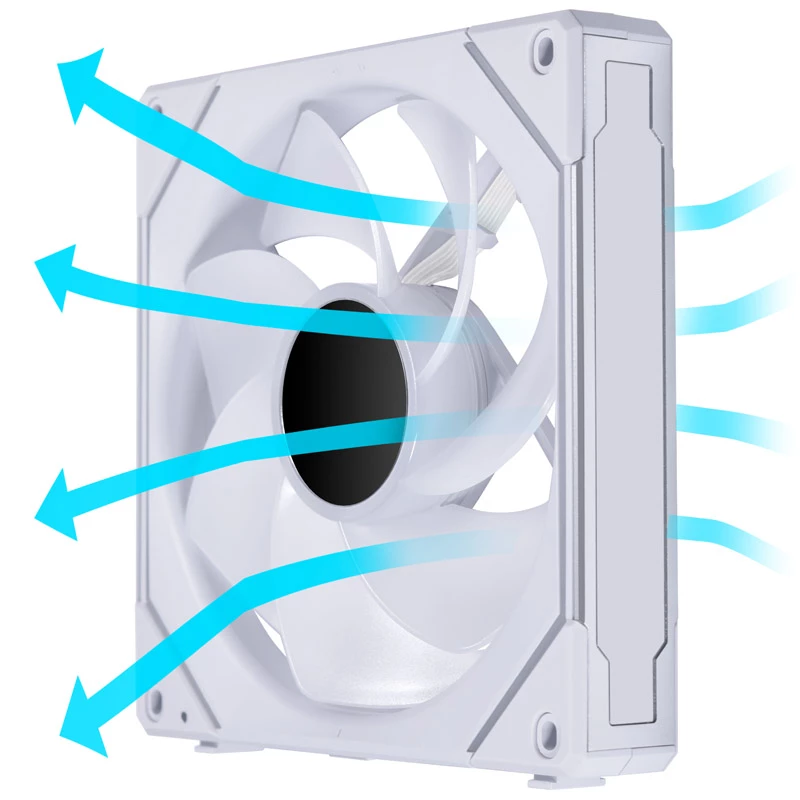 Korpusa ventilators Lian Li UF-RSLIN140-1W 140 mm RGB — balts