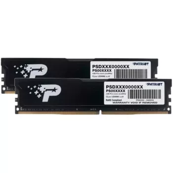 Patriot Signature Line 16 GB DDR4-3200 (2x 8 GB) Dual-Kit, atmiņa melna, PSD416G3200K