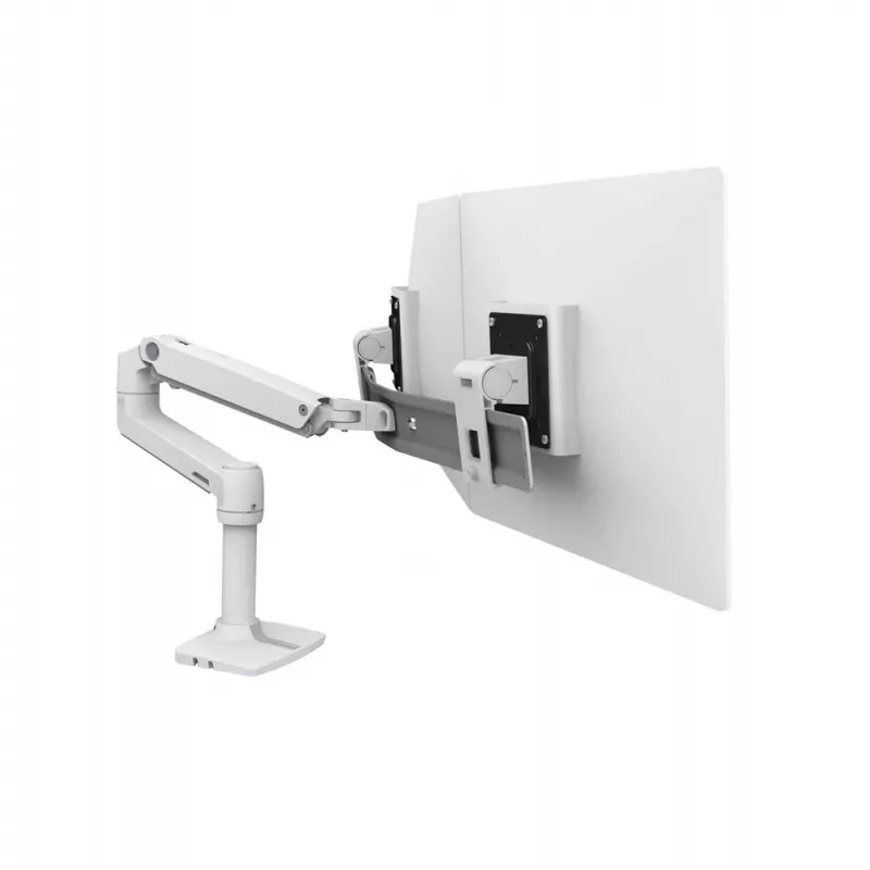Galda stiprinājums Ergotron LX Series Dual Direct Arm 63,5 cm (25 collas) Balts
