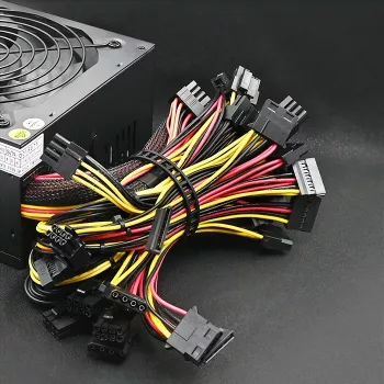 Barošanas bloks QOLTEC Gaming Miner 1600W Gold, 1600 W, ATX, Gold efektivitāte