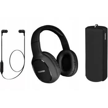Austiņas Toshiba Triple Pack HSP-3P19-II Melnas