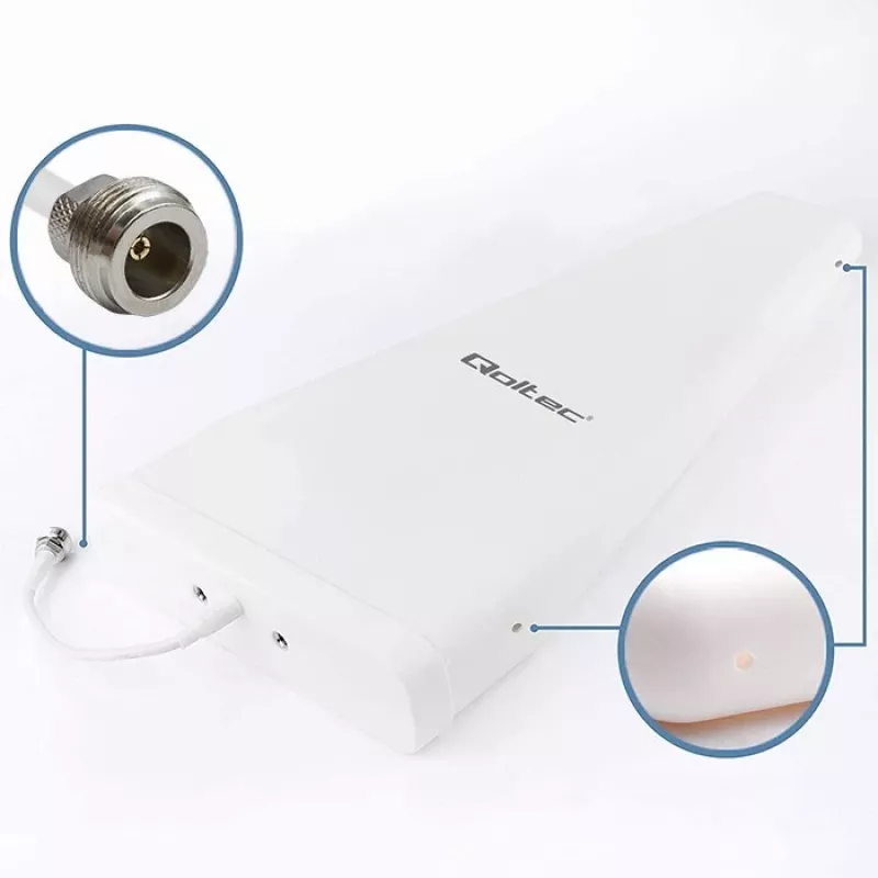 Qoltec 57043 4G LTE DUBULTĀ antena | 14dBi | visvirziena | āra