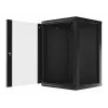 Sienas stiprinājuma skapis LANBERG WF01-6618-10B, 18U, 600×600×907 mm, melns, 60 kg
