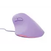 NATEC Crake 2 Pro pele - vertikāla, vadu, USB, optiska, 12800 DPI, violeta