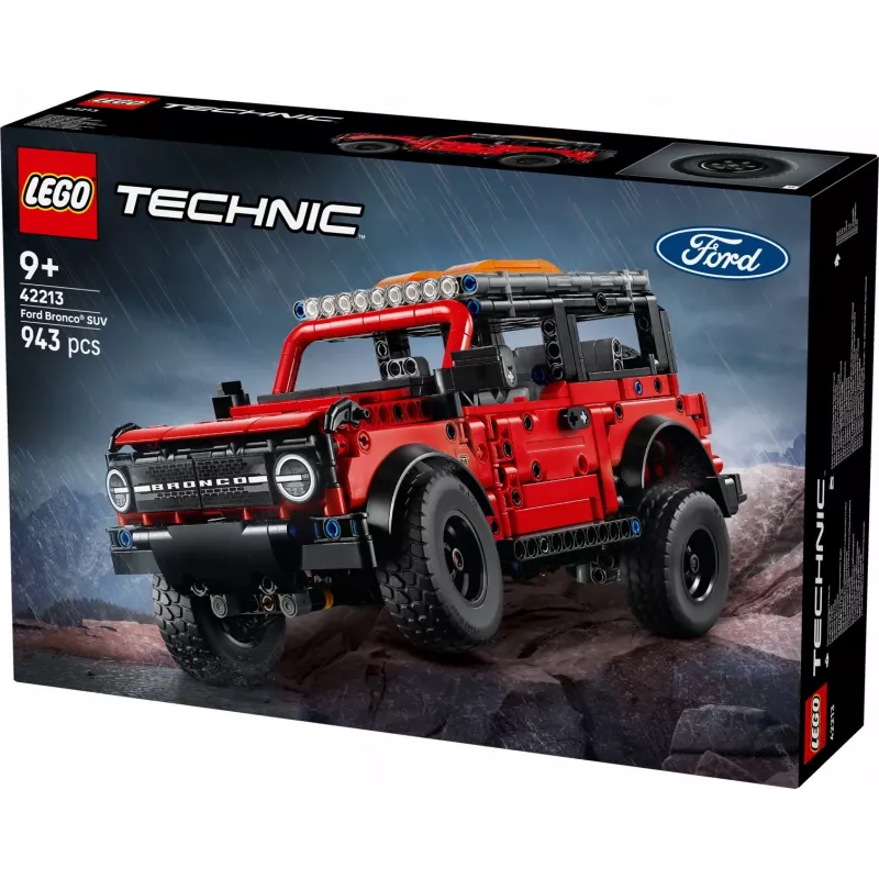LEGO Technic konstruktors Ford Bronco Off-Roader 4x4 modelis 42213 — 943 gab., vecumam 9+