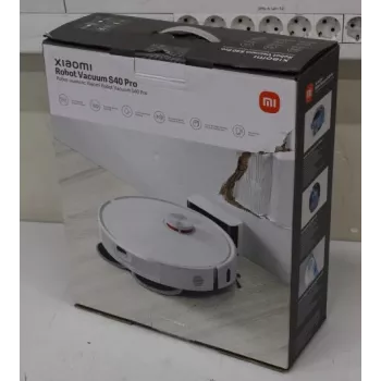SALE OUT. Xiaomi Robot Vacuum S40 Pro EU | Slapjā&Sausā tīrīšana | 5200 mAh | Putekļu tvertne 0.43 L | 15000 Pa | Balts | BOJĀTS IEPAKOJUMS