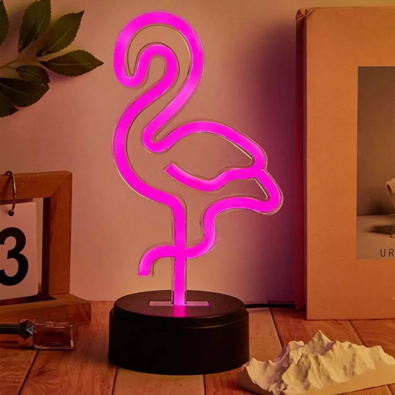 Dekoratīvā LED lampa MANTA SNL79PK rozā flamingo