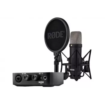 RØDE NT1 Signature Black + AI-1 Studio Kit MK2 - pilns studijas komplekts