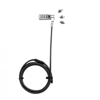 Slēdzene kabelim DICOTA D31717 Melna 2 m