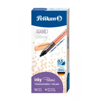 Pildspalva lodīšu Stick Pelikan Inky 273 Oranža 10 gab.