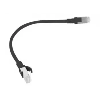 Tīkla kabelis LANBERG PCU5-10CC-0025-BK RJ-45 Cat5e U/UTP 0.25 m Melns
