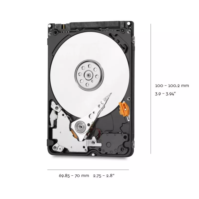 HDD Western Digital 2 TB 2,5 collu Serial ATA III WD20SPZX