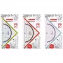 Trīsstūris Herlitz 11367950 Plastmasas Zils Sarkans Caurspīdīgs Dzeltens 16 cm