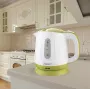 Feel-Maestro MR013 zaļa elektriskā tējkanna 1 L 1100 W Zaļa, Balta