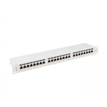 Lanberg PPSA-1024-S 24-portu kategorijas 6a ekranēts sadales panelis 1U