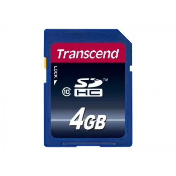 Atmiņas karte Transcend 4GB SDHC 10. klase TS4GSDHC10