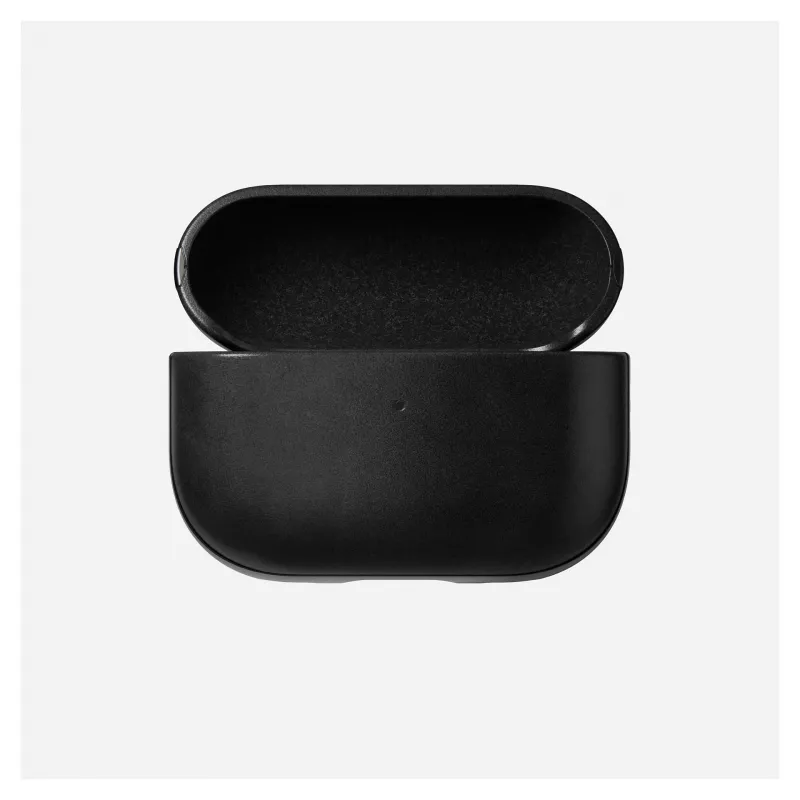 Case Nomad Modern Leather Case — āda, mikrošķiedra, polikarbonāts, melns