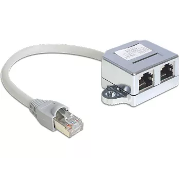 Tīkla kabelis DeLOCK 65441 RJ-45 0,15 m Pelēks
