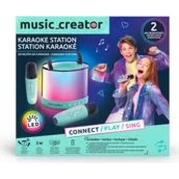 Pārnēsājama mini karaoke stacija Canal Toys INF044 ar Bluetooth savienojumu, bateriju darbināms portatīvs skaļrunis ar mikrofonu