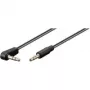 Wentronic Goobay 3,5 mm ligzdas savienojuma kabelis, melns, 1,5 m - 3,5 mm ligzdas spraudnis (3 kontaktu, stereo) > 3,5 mm ligzdas spraudnis (3 kontaktu, stereo) 90° (67784)
