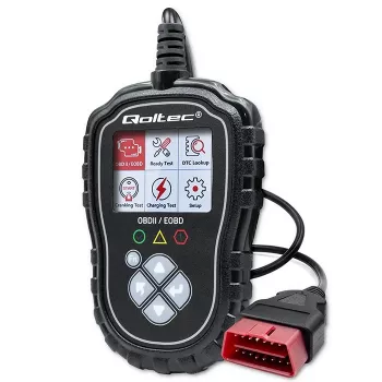 OBDII diagnostikas testeris QOLTEC ProLine 50685 — transportlīdzekļu OBD-II skeneris 8V/25V sistēmām
