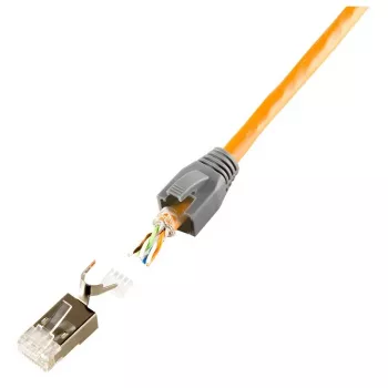 Spraudņi RJ45 cat 6, 6A, 7 ekranēti, iep. 50 gab.