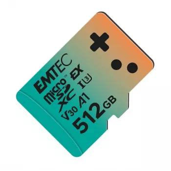 Emtec 512GB UHS-I U3 V30 A1 EXPRESS Switch 2 microSD atmiņas karte