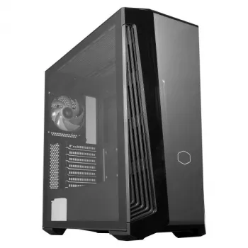 PC korpuss Cooler Master MasterBox 540 Desktop Melns, Caurspīdīgs