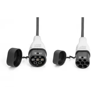 Digitus spirālveida EV uzlādes kabelis 10 m Type 2 – Type 2 32 A 240 V