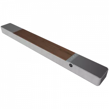 Skaņas josla KLIPSCH 1073541 — 3.1.2 kanāli, 100 W RMS, iebūvēts zemfrekvences skaļrunis, Pelēks/Valrieksts