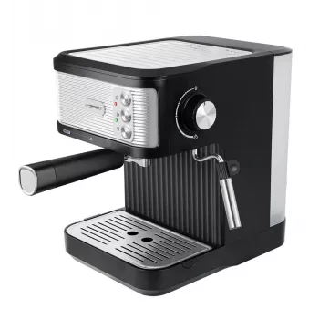 Espresso kafijas automāts ESPERANZA EKC011 — 1,8 L ūdens tvertne, 850 W, 20 bāri, skārienjutīga vadība, piena putotājs