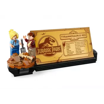 LEGO Dinozauru Skeleti Tiranozaurs 76968 konstruktors – uzbūvējams T. rex skeleta modelis