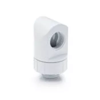 BitsPower Artemis 90° rotējošs savienotājs — arctic white (BPM-AT90R-WH)