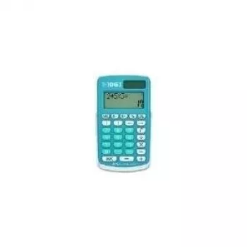 Kabatas kalkulators Texas Instruments TI-106 II zils