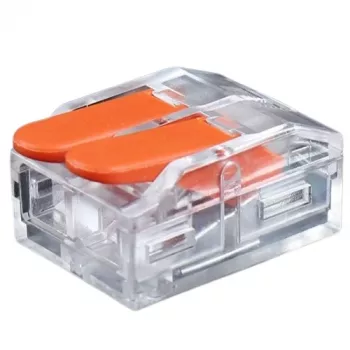 Hismart EL240449 – Universāls spiedsavienotājs 2x 0,5-6,0 mm², 41A, 450V, 20 gab.