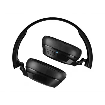 Skullcandy Riff Wireless 2 bezvadu austiņas, pāri ausīm, iebūvēts mikrofons, 3.5 mm, USB, melnas